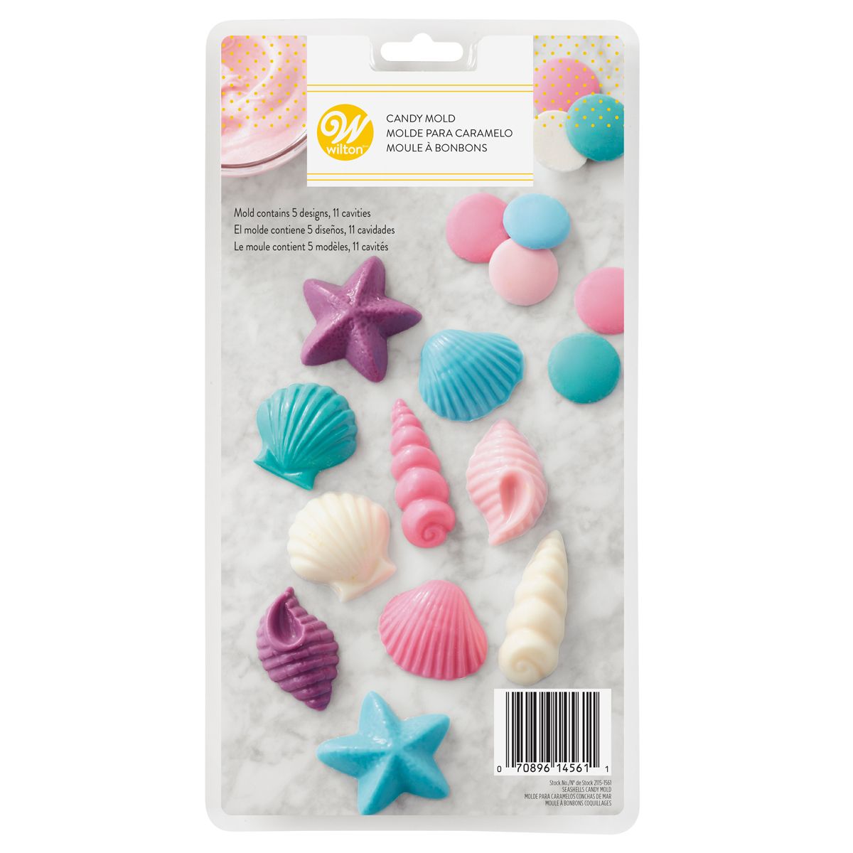 Wilton Candy Mould Muscheln