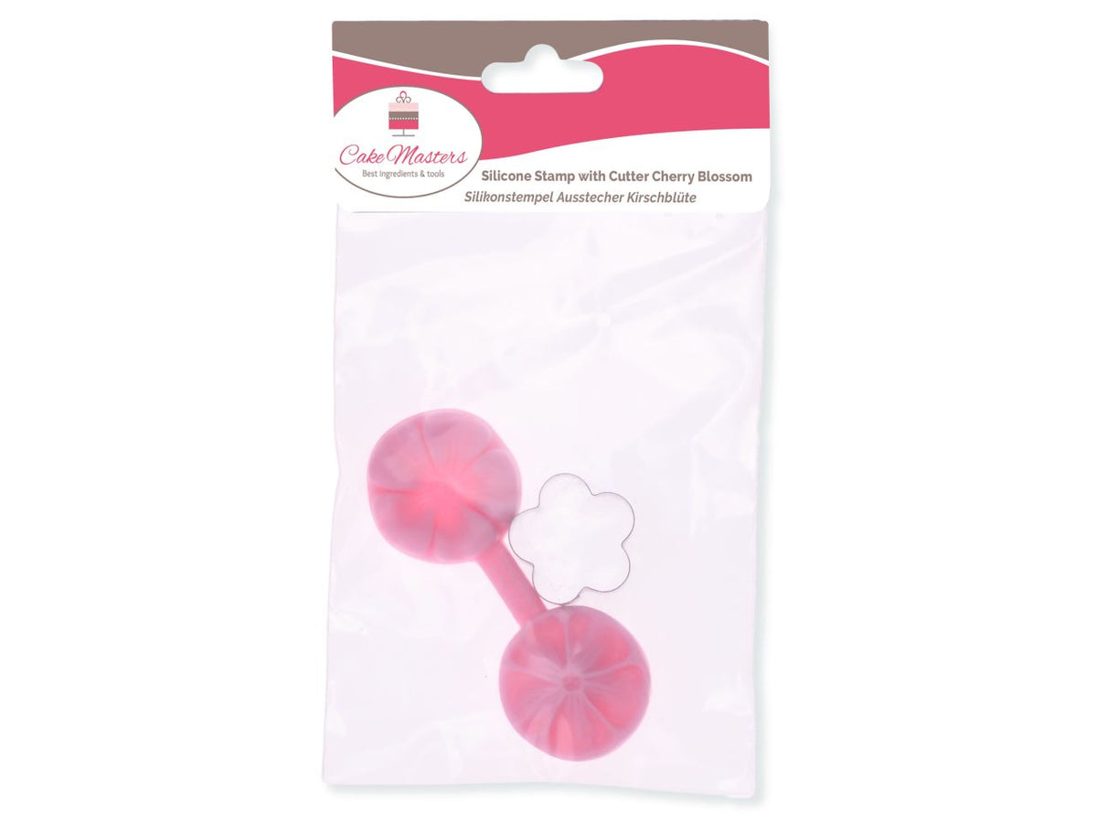 Cake Masters Silikonstempel und Ausstecher Kirschblüte