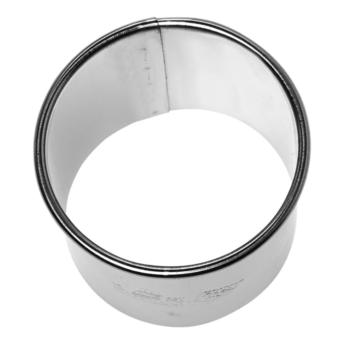 Ausstechform Kreis glatt, Ø 5 cm, Höhe 4,5 cm, Edelstahl