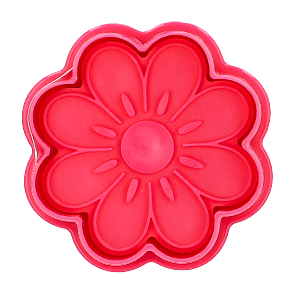 Ausstechform Blume mit Auswerfer