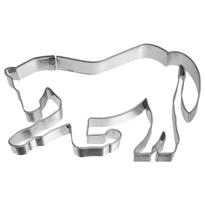 Ausstechform Pferd im Kompliment, Edelstahl, 12 cm