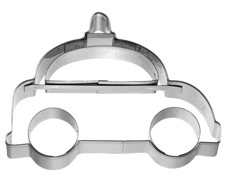 Ausstechform, Polizeiauto, 7,5cm, Edelstahl, mit Innenprägung