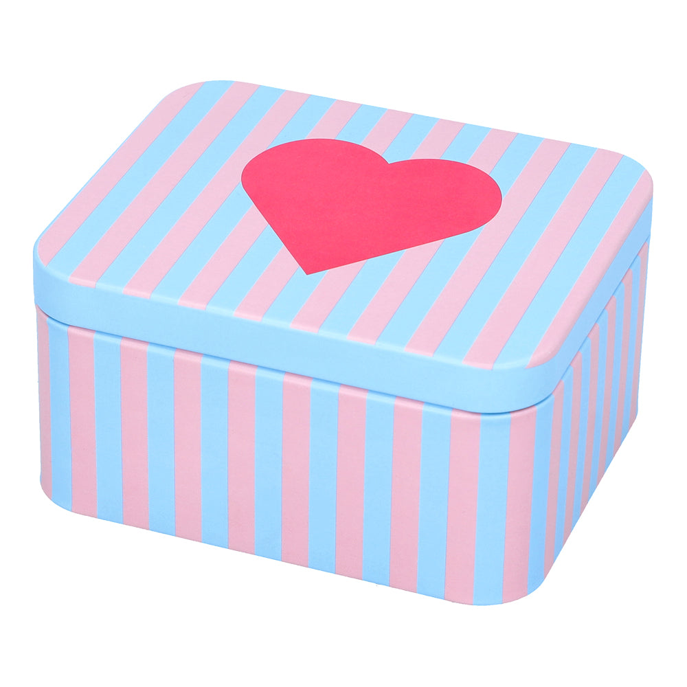 Colour Kitchen, Geschenkbox, Spring Herz mit Streifen