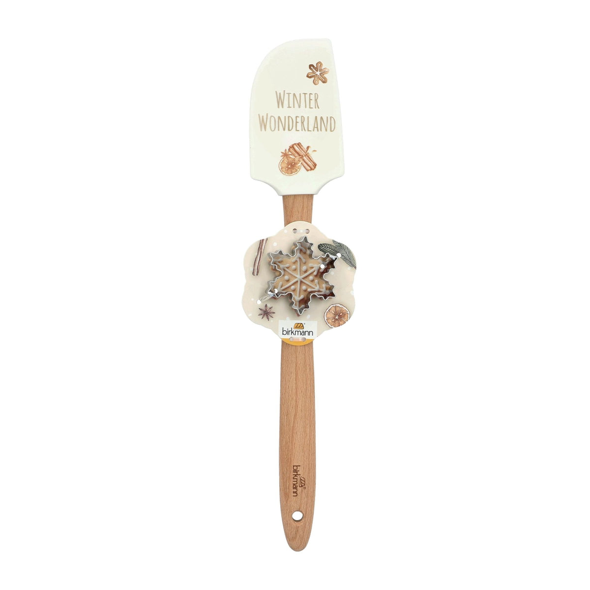 Teigschaber Winter Wonderland + Ausstecher Stern
