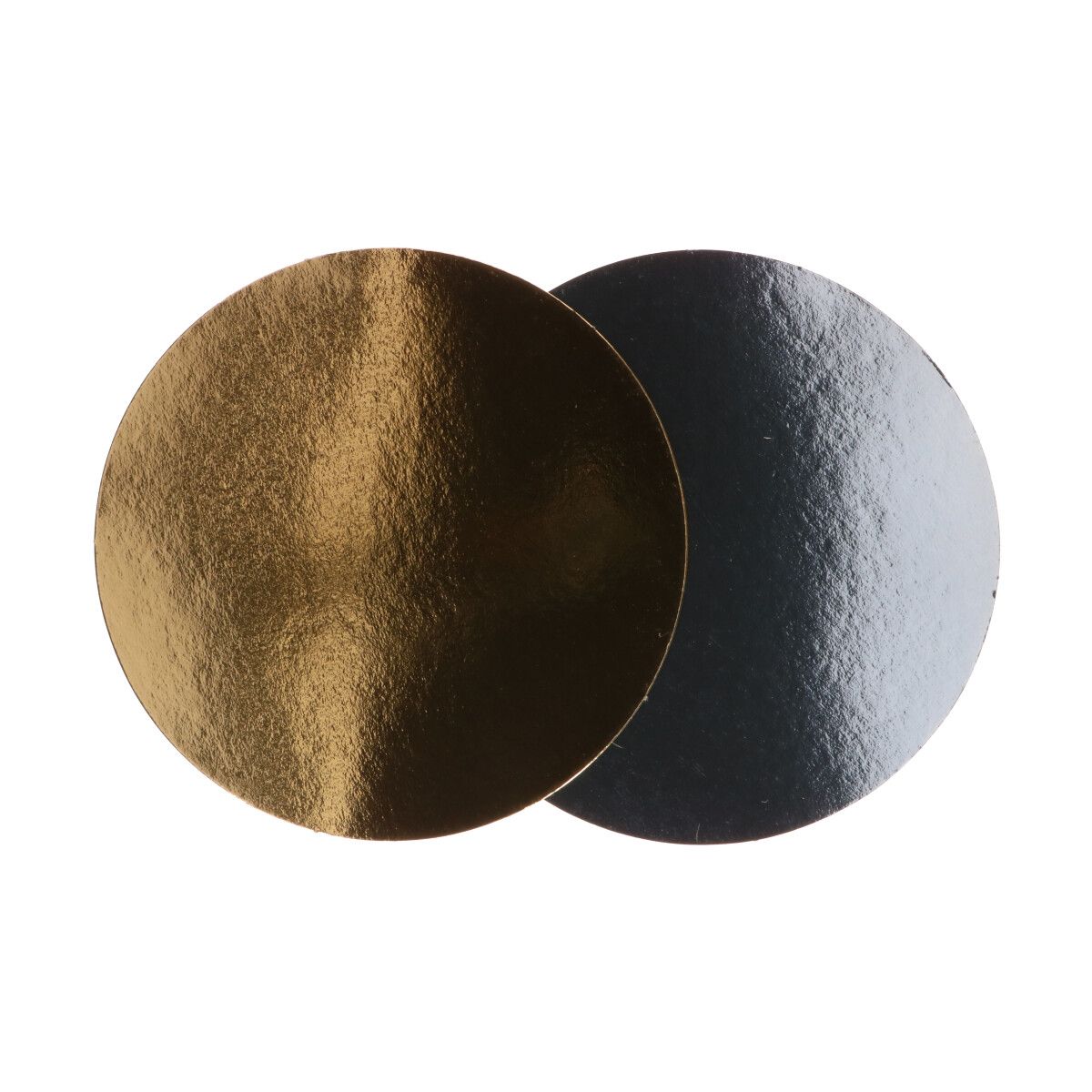 FunCakes Kartonunterlage Rund 20cm - silber/gold 1 Stk.