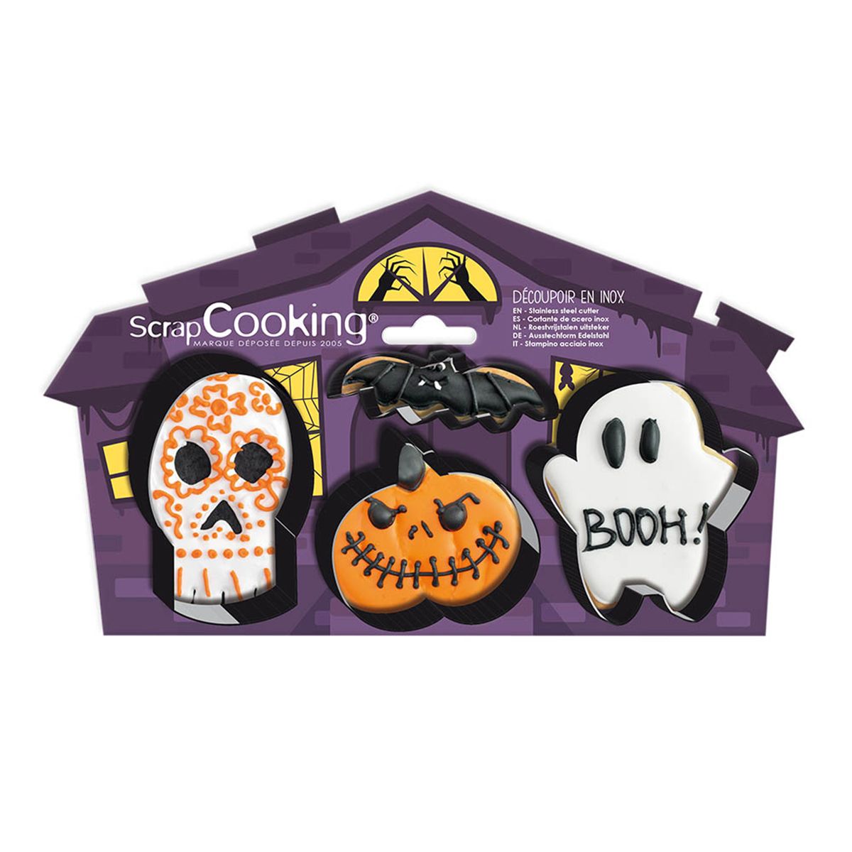 ScrapCooking Ausstecher Halloween Set/4