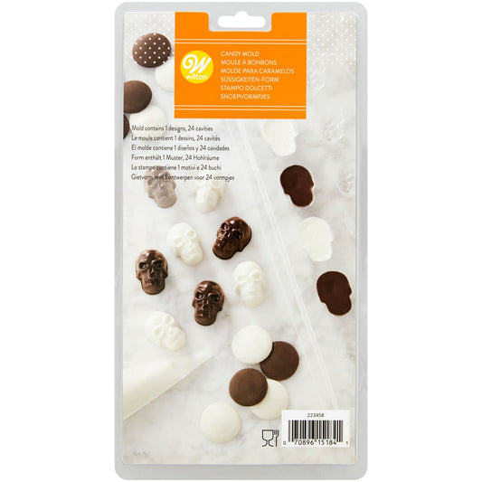 Wilton Candy Mould Halloween Mini-Totenkopf