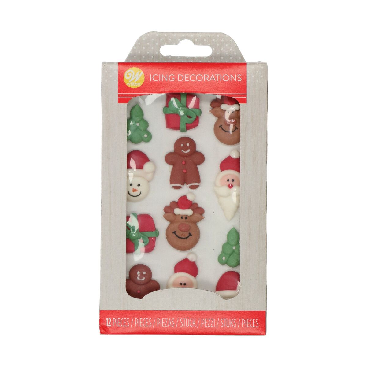 Wilton Royal Icing Dekorationen Weihnachten Set/12