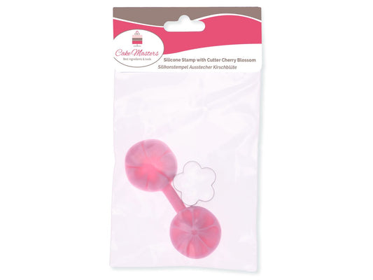 Cake Masters Silikonstempel und Ausstecher Kirschblüte
