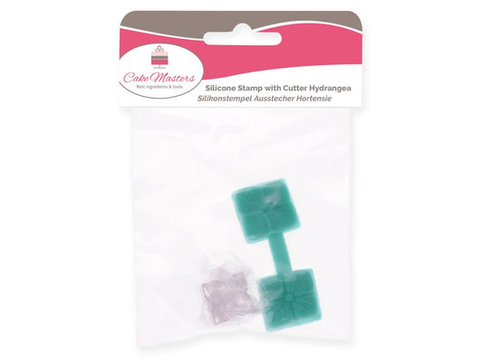 Cake Masters Silikonstempel und Ausstecher Hortensie