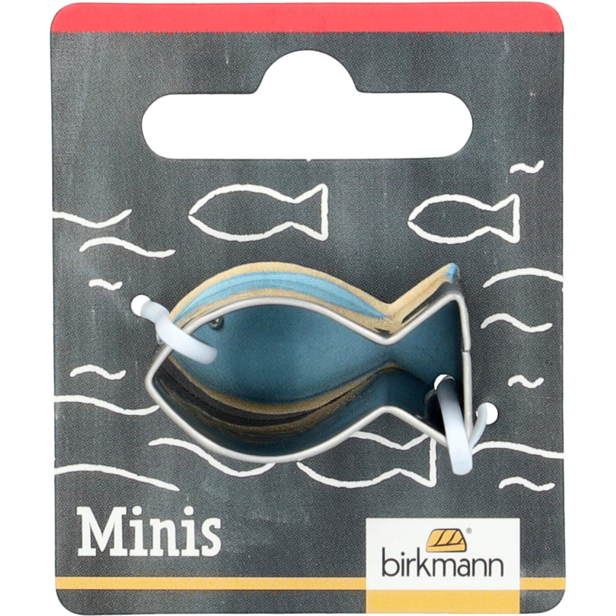 Mini Ausstechform Fisch, 3cm