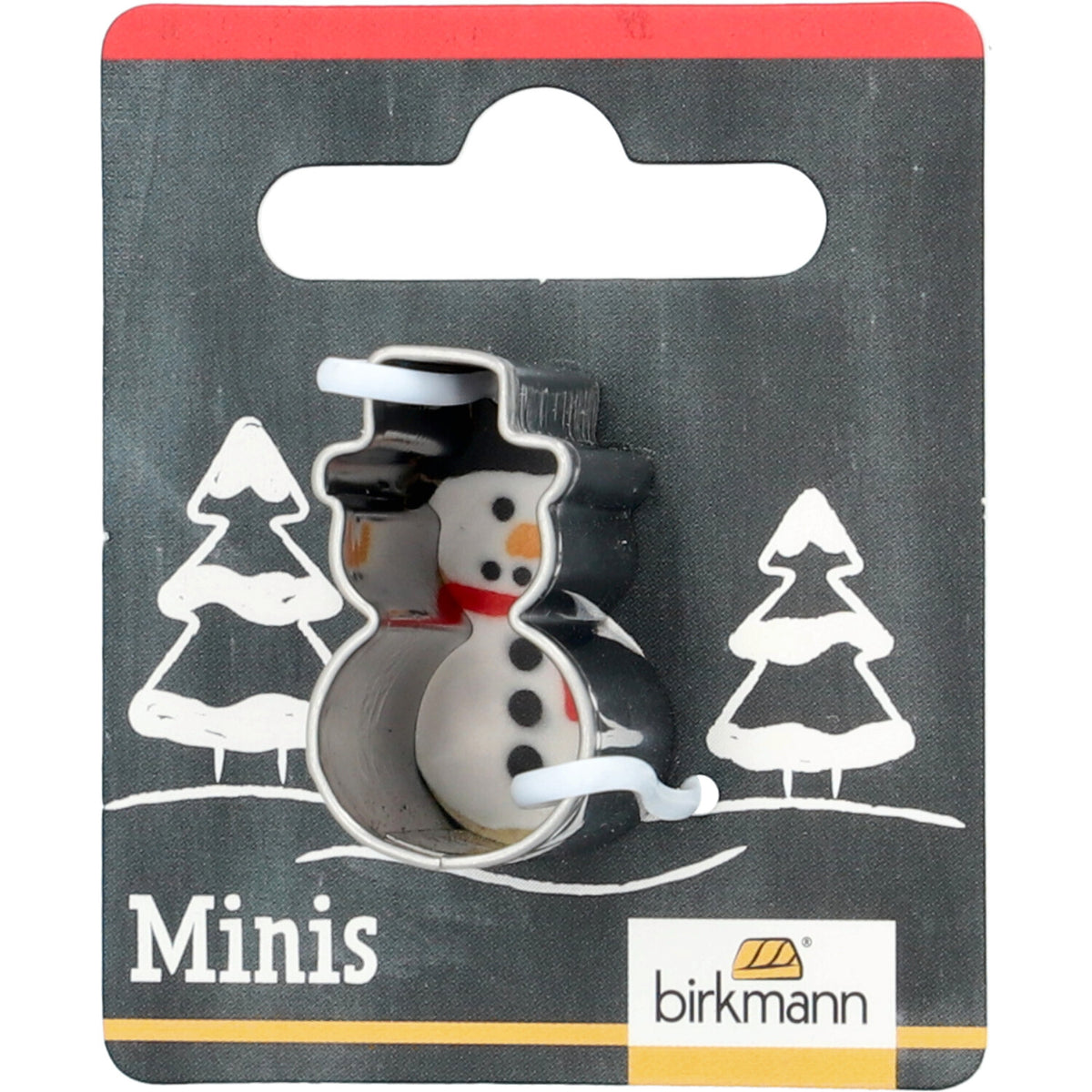 Mini Ausstechform Schneemann, 2,7cm