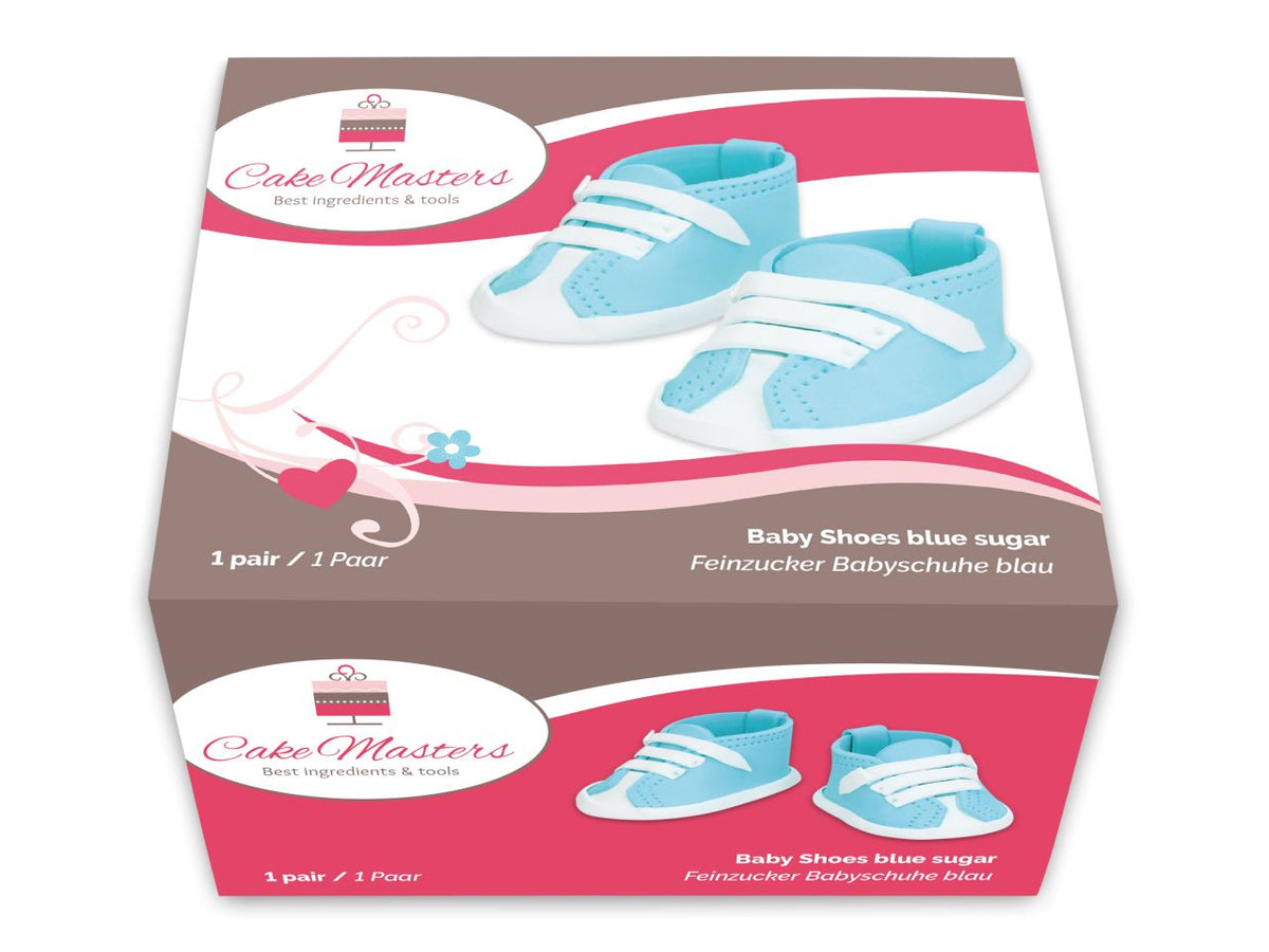 Cake-Masters Feinzucker Babyschuhe blau