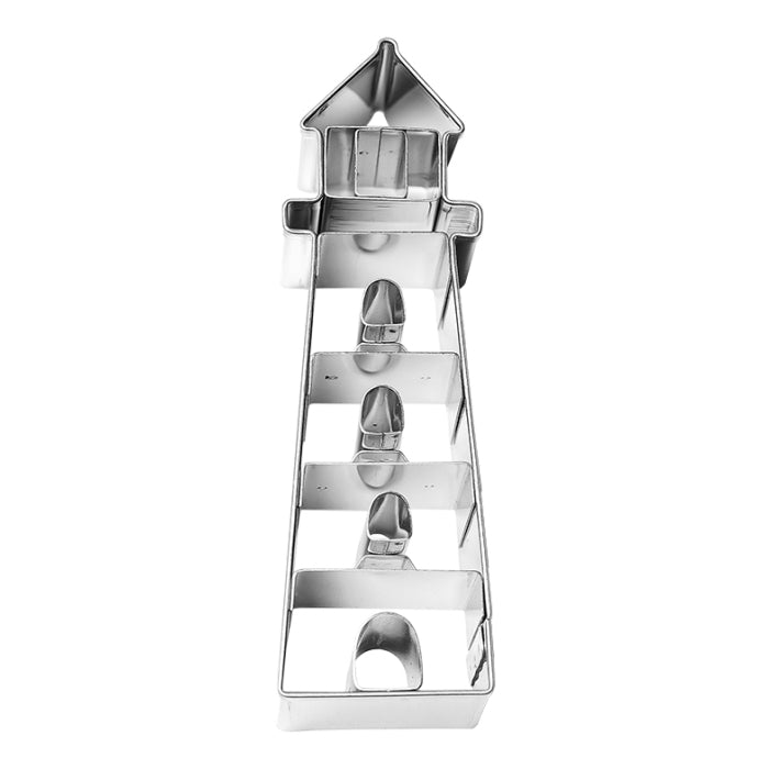 Ausstechform Leuchtturm, Edelstahl, 9 cm, mit Innenprägung