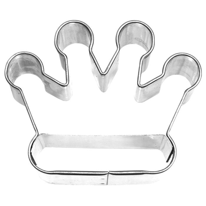 Ausstechform Krone, Edelstahl, mit Innenprägung, 5 cm