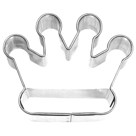 Ausstechform Krone, Edelstahl, mit Innenprägung, 5 cm
