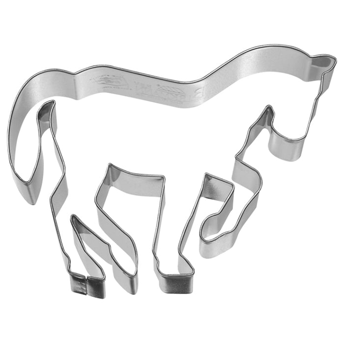 Ausstechform Pferd in Piaffe, Edelstahl, 11 cm