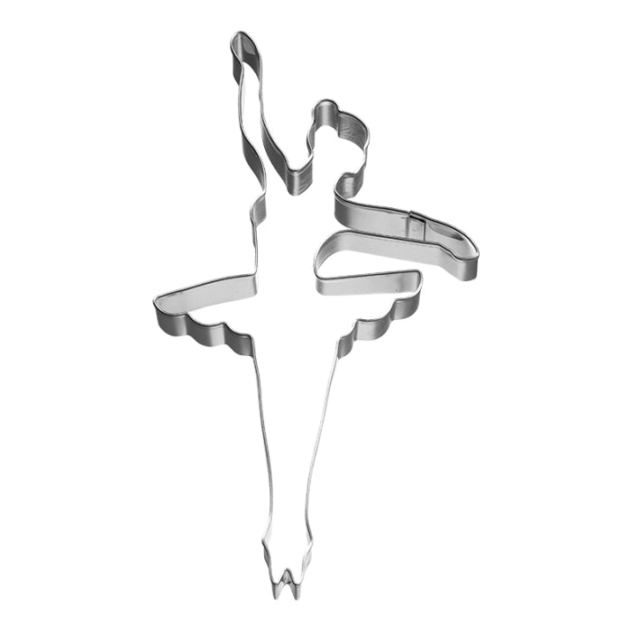 Ausstechform Ballerina, Edelstahl, 12,5 cm