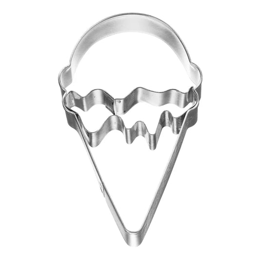 Ausstechform Eishörnchen, 7 cm, Edelstahl, mit Innenprägung
