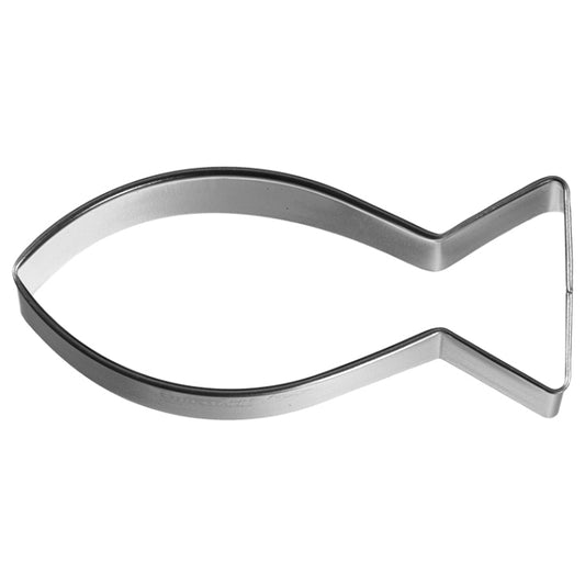 Ausstechform Christenfisch, Edelstahl, 7,5 cm