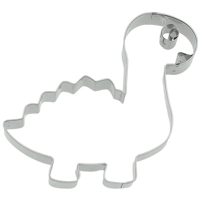 Ausstechform Dinosaurier Diplodocus, Edelstahl, mit Innenprägung, 10 cm