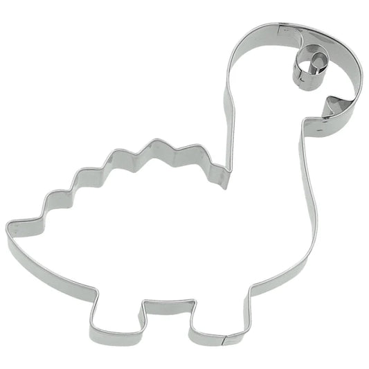 Ausstechform Dinosaurier Diplodocus, Edelstahl, mit Innenprägung, 10 cm