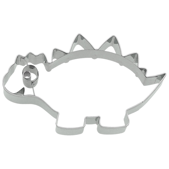 Ausstechform Dinosaurier Stegosaurus, Edelstahl, mit Innenprägung, 10 cm