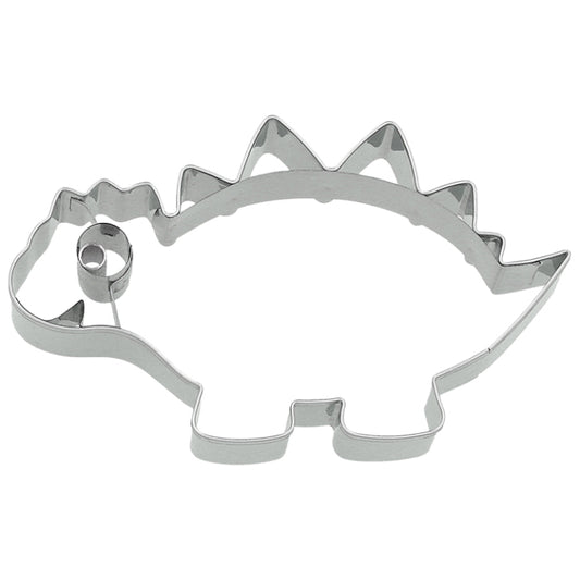 Ausstechform Dinosaurier Stegosaurus, Edelstahl, mit Innenprägung, 10 cm