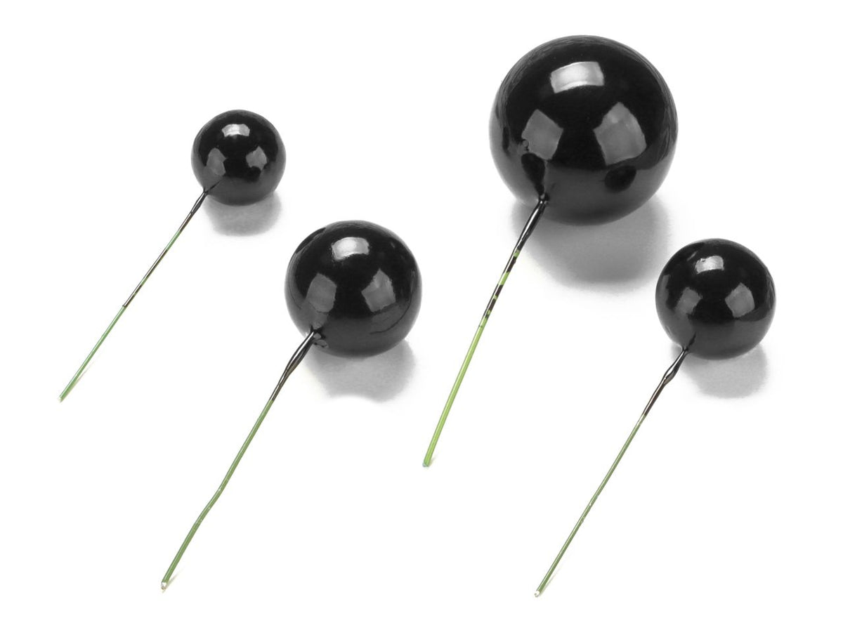Bubbles Einstecker schwarz 4 Stück