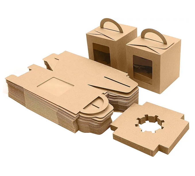 Cupcake Box kraft Pk/1 Stk.