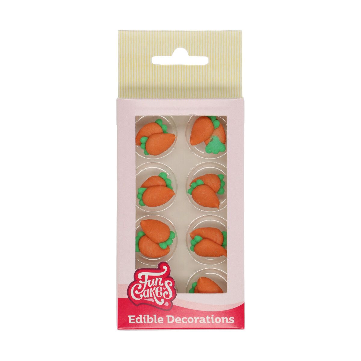 FunCakes Zucker Dekorationen Möhren Set/16