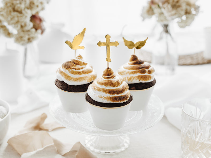 Muffin-Dekoration Erstkommunion / 6 Stk.