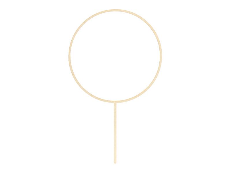 Cake Topper aus Holz - rund / 24,5cm