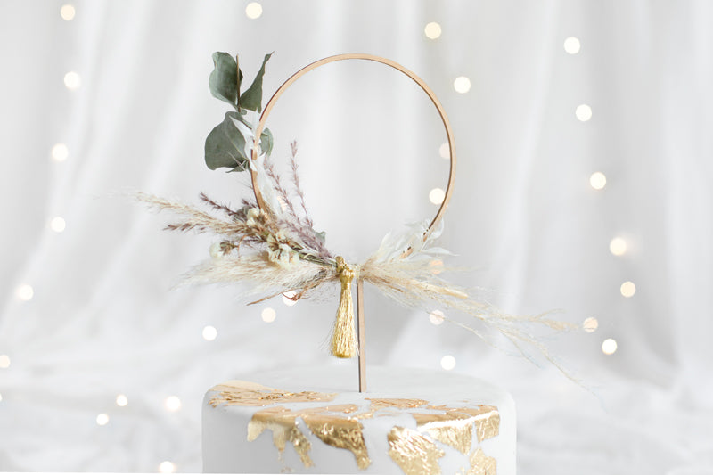 Cake Topper aus Holz - rund / 24,5cm