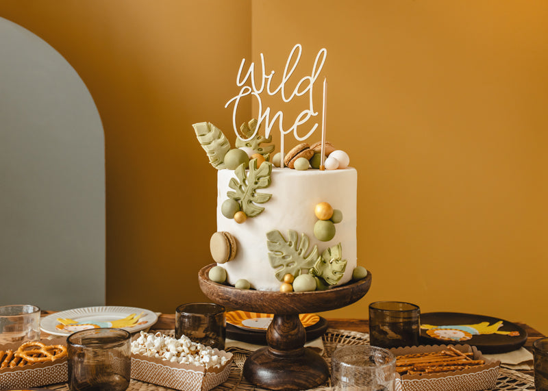 Cake Topper aus Holz - Wild One / 22cm