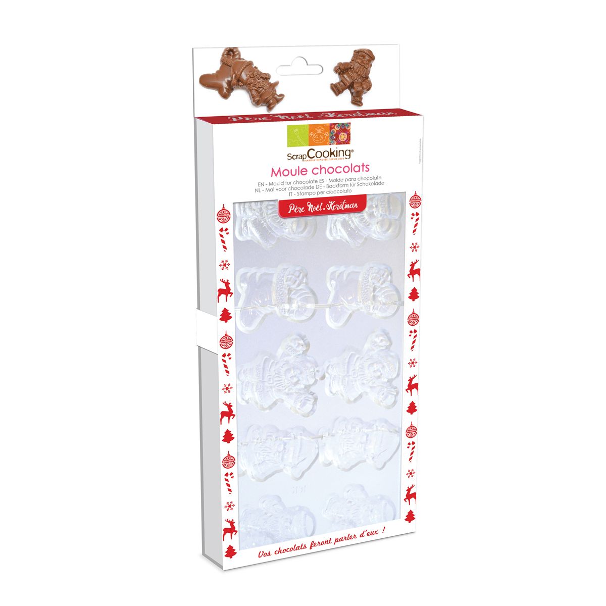Scrapcooking Schokoladenform Weihnachten