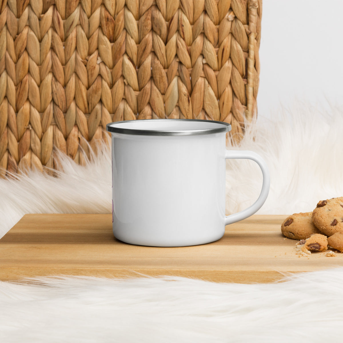 Emailletasse "Baking is my superpower"