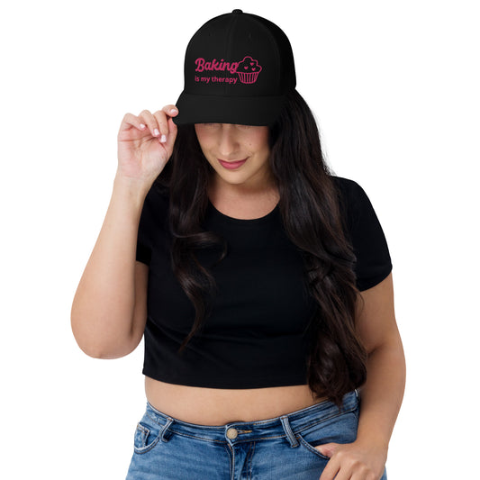 Trucker-Cap "Baking is my therapy"